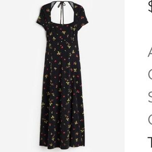 H&M MAMA Maternity Dress with Strawberries